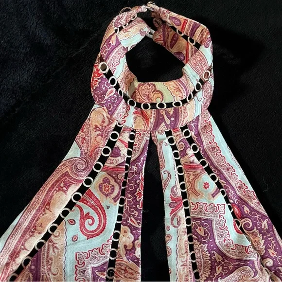 Zimmermann Paisley Halter Crop Top - Picture 9 of 15